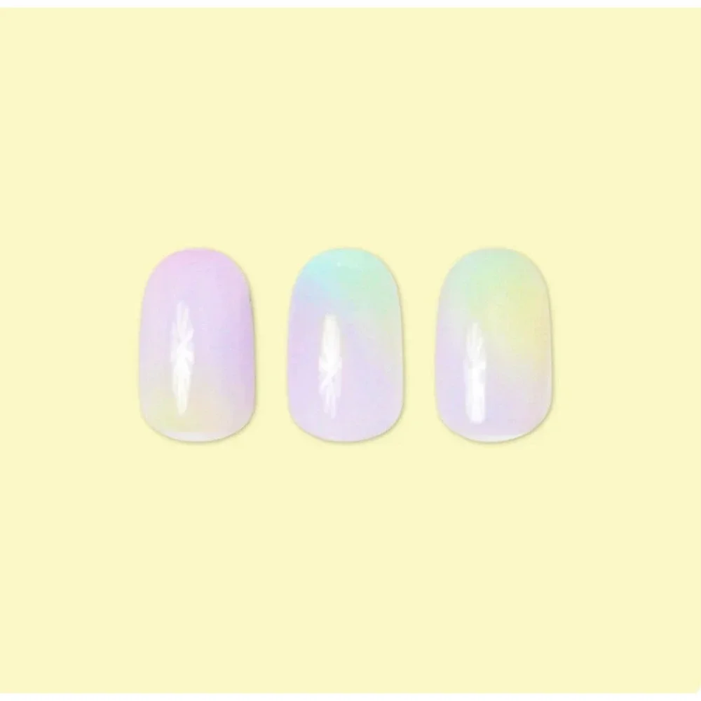 Olive and June Nails The Instant Mani Short Tie Dye Press-On 42ct Glue Included - Picture 2 of 5